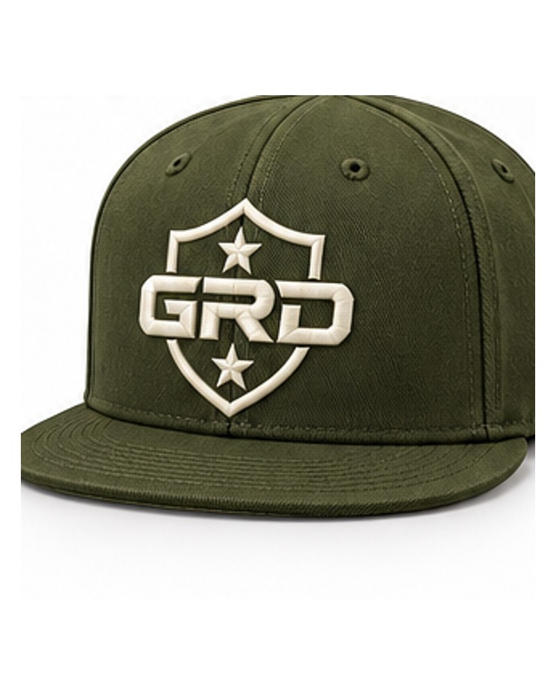 GRD Fitted Cap — Olive — Front