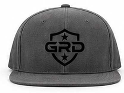 GRD Fitted Cap — Pepper Grey — Front