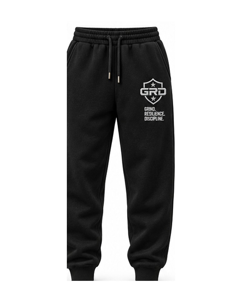 GRD Sweatpants — Black — Front